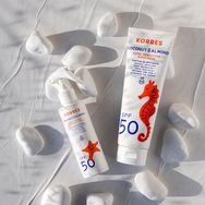 Korres Promo Kids Comfort Sunscreen Spray Face & Body Spf50 Coconut & Almond 2x150ml 1+1 Подарък