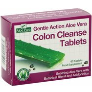 Optima Gentle Action Aloe Vera Colon Cleanse 60tabs - Хранителна добавка за доброто функциониране на стомашно-чревната система Optima Gentle Action Aloe Vera Colon Cleanse 60tabs - Хранителна добавка за доброто функциониране на стомашно-чревната система