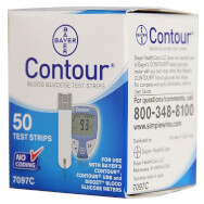 Bayer Ascensia Contour Strips Ленти за измерване на захар 50 броя Bayer Ascensia Contour Strips Ленти за измерване на захар 50 броя