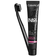 Curaprox  Black is White Pack Четка за зъби CS 5460 & Tough Whitening Toothpaste Избелваща паста за зъби 90ml Curaprox  Black is White Pack Четка за зъби CS 5460 & Tough Whitening Toothpaste Избелваща паста за зъби 90ml