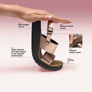 Scholl Shoes Cynthia Sandal F274351853 Rose Gold 1 чифт