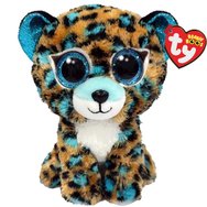 Ty Beanie Babies Cobalt Plushie 1 бр - Плюшена детска играчка Леопард на сини точки Ty Beanie Babies Cobalt Plushie 1 бр - Плюшена детска играчка Леопард на сини точки