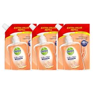 Dettol PROMO PACK Soft on Skin Hard on Dirt Grapefruit Refill 3x500ml - Заместващ, антибактериален, течен крем сапун Dettol PROMO PACK Soft on Skin Hard on Dirt Grapefruit Refill 3x500ml - Заместващ, антибактериален, течен крем сапун