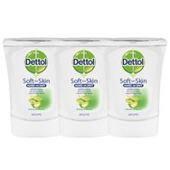 Dettol PROMO PACK No-Touch Refill 3x250ml - Алтернативен, антибактериален, течен крем сапун с алое вера и витамин Е Dettol PROMO PACK No-Touch Refill 3x250ml - Алтернативен, антибактериален, течен крем сапун с алое вера и витамин Е