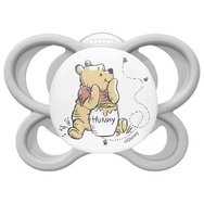 Nuk Perfect Match Air Silicone Soother 0-6m Ортодонтска силиконова залъгалка с мек биберон, дизайн с много добра вентилация & с кутия за стерилизация 1 брой Disney Winnie сива Nuk Perfect Match Air Silicone Soother 0-6m Ортодонтска силиконова залъгалка с мек биберон, дизайн с много добра вентилация & с кутия за стерилизация 1 брой Disney Winnie сива