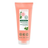 Klorane Nourishing Shower Cream with Rose Milk & Organic Cupuacu 200ml - Подхранващ кремообразен душ с розово масло и органично масло от Купуаку Klorane Nourishing Shower Cream with Rose Milk & Organic Cupuacu 200ml - Подхранващ кремообразен душ с розово масло и органично масло от Купуаку