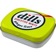 Dills Digestive Mints Ginger & Lime  Пастили за храносмилане и лоша миризма 15гр Dills Digestive Mints Ginger & Lime  Пастили за храносмилане и лоша миризма 15гр