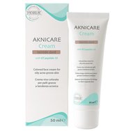 Synchroline Aknicare Teintée Face Cream for Oily Acne-Prone Skin 50ml - Dore - Матиращ овлажняващ крем за лице с цвят и антимикробно действие за мазна, склонна към акне кожа Synchroline Aknicare Teintée Face Cream for Oily Acne-Prone Skin 50ml - Dore - Матиращ овлажняващ крем за лице с цвят и антимикробно действие за мазна, склонна към акне кожа