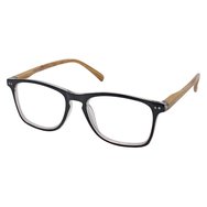 Eyelead Унисекс очила за четене с черна кост с дървена ръка E211 Eyelead Унисекс очила за четене с черна кост с дървена ръка E211