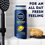 Nivea Men Shower Gel Power 24H Fresh Effect Invigorating & Citrus Infusion 500ml