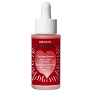 Пакет от оферти на Korres Нощен крем за лице с дива роза 40 мл, двуфазен бустер 30 мл и пяна за почистване на подаръци 16 мл