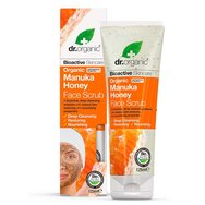 Dr Organic Manuka Honey Face Scrub 125ml - Ексфолиращ крем за лице Manuka с органичен мед за чувствителна кожа Dr Organic Manuka Honey Face Scrub 125ml - Ексфолиращ крем за лице Manuka с органичен мед за чувствителна кожа