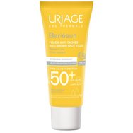 Uriage Promo Bariesun Anti-Brown Spot Face, Neck & Hands Fluid Spf50+, 40ml & Подарък Eau Thermal Micellar Water for Face, Normal to Dry Skin 50ml​​​​​​​