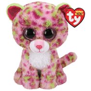 Ty Beanie Babies Lainey Plushie 1 бр - Плюшена детска играчка Розов и зелен леопард Ty Beanie Babies Lainey Plushie 1 бр - Плюшена детска играчка Розов и зелен леопард