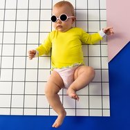 Kietla Diabola Baby Sunglasses 0-1 Years Код D1SUNBLUSH, 1 бр - Blush