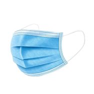 3 -слойни хирургически маски за лице с гумена и метална плоча в опаковка без желатин 50 броя