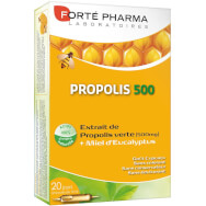 Forte Pharma Propolis 500, 20amp x 10ml - Хранителна добавка с прополис за повишаване на имунитета Forte Pharma Propolis 500, 20amp x 10ml - Хранителна добавка с прополис за повишаване на имунитета
