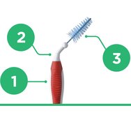 Gum Trav-Ler Interdental Brush 6 бр - 1.3mm