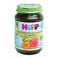 HiPP Кърмаче Млечен крем Грис плодове 190gr HiPP Кърмаче Млечен крем Грис плодове 190gr