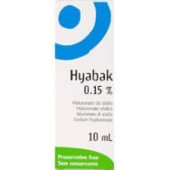 Hyabak Protector Капки за очи с натриев хиалуронат 0,15% 10ml Hyabak Protector Капки за очи с натриев хиалуронат 0,15% 10ml