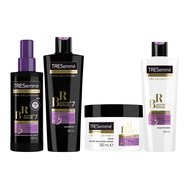 TRESemme PROMO PACK Primer Protect Biotin + Repair 7, 125ml, Shampoo 400ml, Mask 300ml, Conditioner 400ml - Пълна грижа за косата със спрей против топлина, шампоан, маска за възстановяване и крем за коса TRESemme PROMO PACK Primer Protect Biotin + Repair 7, 125ml, Shampoo 400ml, Mask 300ml, Conditioner 400ml - Пълна грижа за косата със спрей против топлина, шампоан, маска за възстановяване и крем за коса