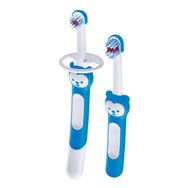 Mam Learn to Brush Set Soft Toothbrush 5m+ Сини 2 части, Код 608
