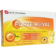 Forte Pharma Pastilles Royales Пастили с прополис и вкус на лимон при болки в гърлото, 24 броя Forte Pharma Pastilles Royales Пастили с прополис и вкус на лимон при болки в гърлото, 24 броя