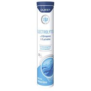 Quest Electrolytes Lemon-Lime Once a Day 20 Effer.tabs - Хранителна добавка с 8 витамини и 5 минерала, които допринасят за попълването на електролити и хидратацията на тялото Quest Electrolytes Lemon-Lime Once a Day 20 Effer.tabs - Хранителна добавка с 8 витамини и 5 минерала, които допринасят за попълването на електролити и хидратацията на тялото