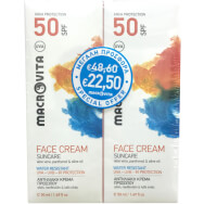Macrovita PROMO PACK Suncare Face Cream Spf50 1+1 Gift 2 x 50ml - Слънцезащитен крем за лице с висока защита Macrovita PROMO PACK Suncare Face Cream Spf50 1+1 Gift 2 x 50ml - Слънцезащитен крем за лице с висока защита