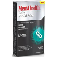 Men's Health Lab Vit D3 Max За поддържане на здравето на костите и мускулите 12 Caps Men's Health Lab Vit D3 Max За поддържане на здравето на костите и мускулите 12 Caps