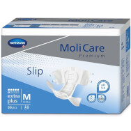 Hartmann MoliCare Premium Extra Plus Пелени при тежка и киселинна уринарна, фекална инконтиненция 30 бр - Medium (90-120cm) Hartmann MoliCare Premium Extra Plus Пелени при тежка и киселинна уринарна, фекална инконтиненция 30 бр - Medium (90-120cm)