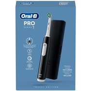 Oral-B Pro Series 1 Electric Toothbrush with Travel Case 1 брой - Черна Oral-B Pro Series 1 Electric Toothbrush with Travel Case 1 брой - Черна