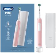 Oral-B Pro Series 1 Electric Toothbrush with Travel Case 1 брой - Розов - Електрическа четка за зъби с таймер и калъф за пътуване Oral-B Pro Series 1 Electric Toothbrush with Travel Case 1 брой - Розов - Електрическа четка за зъби с таймер и калъф за пътуване