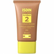 Isdin Acniben 2 Spf30 CC+ Cream Хидратиращ крем за лице с висока слънцезащита и цвят за мазна и склонна към акне кожа против несъвършенства 40ml - Medium Isdin Acniben 2 Spf30 CC+ Cream Хидратиращ крем за лице с висока слънцезащита и цвят за мазна и склонна към акне кожа против несъвършенства 40ml - Medium