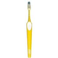 TePe Nova Medium Toothbrush 1 брой - Жълт - Четка за зъби със средна твърдост за лесен достъп до задните зъби и конусовидна глава
