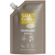 Salt Of The Earth Amber & Sandalwood Pouch Spray Deodorant 300ml - Amber & Sandalwood-Refill - Резервен дезодорант спрей с натурален произход с аромат на кехлибар & сандалово дърво Salt Of The Earth Amber & Sandalwood Pouch Spray Deodorant 300ml - Amber & Sandalwood-Refill - Резервен дезодорант спрей с натурален произход с аромат на кехлибар & сандалово дърво