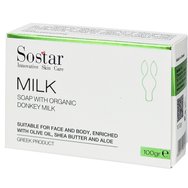 Sostar Organic Donkey Milk Soap 100gr - Традиционен сапун за лице & тяло с био магарешко мляко