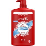 Old Spice Cold Spice 3in1 Shower & Shampoo Gel Мъжки душ гел & шампоан за тяло, коса & лице с аромат на свежа мента, с помпа 1L