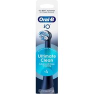 Oral-B iO Ultimate Clean Brush Heads 4 Броя - Black Oral-B iO Ultimate Clean Brush Heads 4 Броя - Black