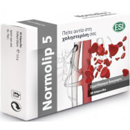 Esi Normolip 5 – спомага за поддържането на нормалните нива на холестерола, 30 капсули Esi Normolip 5 – спомага за поддържането на нормалните нива на холестерола, 30 капсули