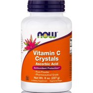 Now Foods Vitamin C Crystals Ascorbic Acid Бионалична форма на витамин С под формата на прах 227gr