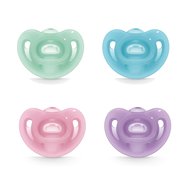 Nuk Sensitive Silicone Soother 0-6m 1 Парче - лилаво