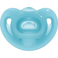 Nuk Sensitive Silicone Soother 6-18m 1 Парче - синьо