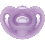 Nuk Sensitive Silicone Soother 6-18m 1 Парче - лилаво