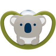Nuk Space Silicone Soother 18-36m 1 Парче - Зелено