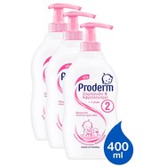 Proderm Комплект шампоан и измиване на тяло 1-3 години 3x400мл Proderm Комплект шампоан и измиване на тяло 1-3 години 3x400мл
