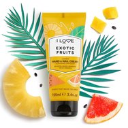 I Love...Exotic Fruits Scented Hand & Nail Cream 100ml I Love...Exotic Fruits Scented Hand & Nail Cream 100ml