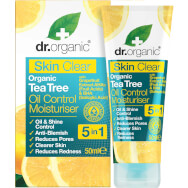 Dr Organic Skin Clear Organic Tea Tree Oil Control Moisturiser Контролиращ омазняването хидратиращ крем за лице 50ml Dr Organic Skin Clear Organic Tea Tree Oil Control Moisturiser Контролиращ омазняването хидратиращ крем за лице 50ml