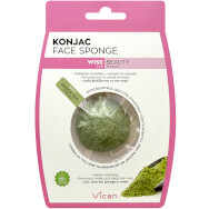 Vican Konjac Face Sponge Гъба за лице със зелен чай на прах, 1 бр. Vican Konjac Face Sponge Гъба за лице със зелен чай на прах, 1 бр.