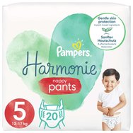 Pampers Harmony Nappy Pants No5 (12-17kg) 20 пелени Pampers Harmony Nappy Pants No5 (12-17kg) 20 пелени